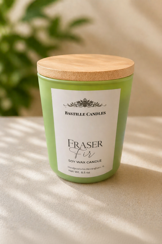 Fraser Fir - green frosted vessel