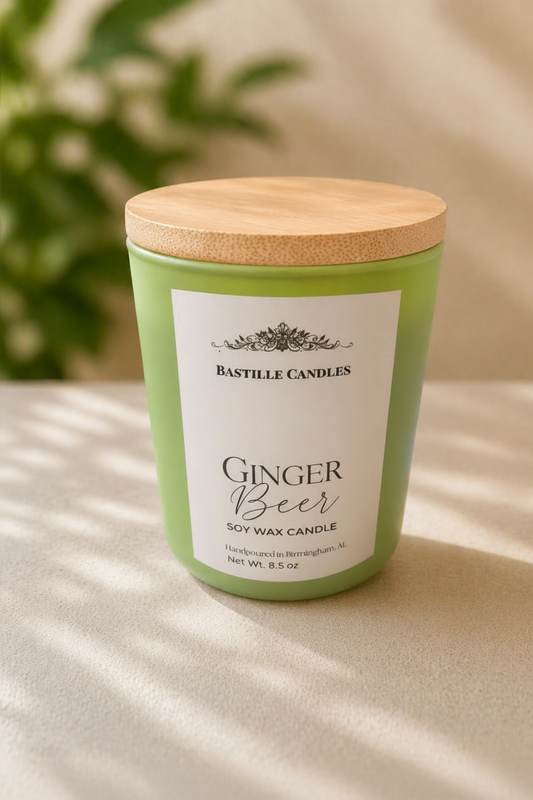 Ginger Beer - green frosted vessel